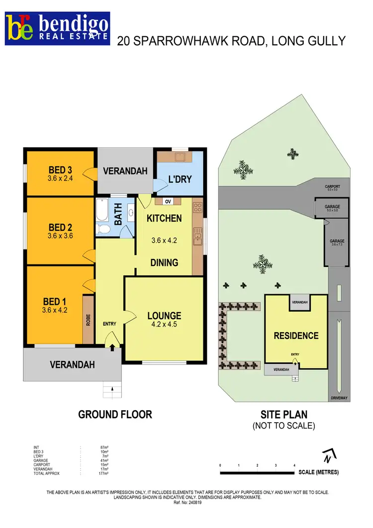 Floorplan of Homely house listing, 20 Sparrowhawk Road, Long Gully VIC 3550