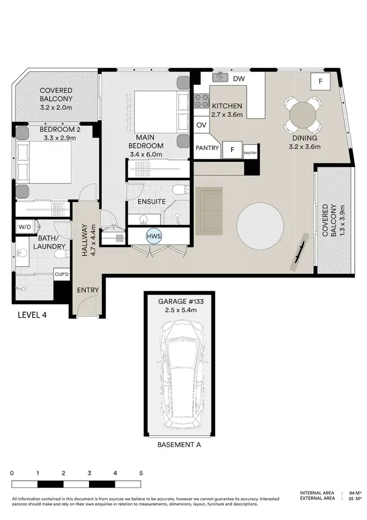 Floorplan of Homely unit listing, 4F/973 Gold Coast Highway, Palm Beach QLD 4221
