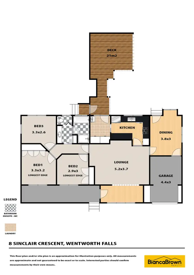 Floorplan of Homely house listing, 8 Sinclair Crescent, Wentworth Falls NSW 2782