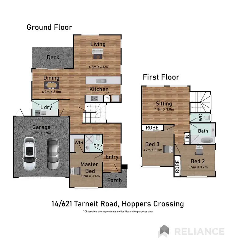 Floorplan of Homely house listing, 4/621 Tarneit Road, Hoppers Crossing VIC 3029
