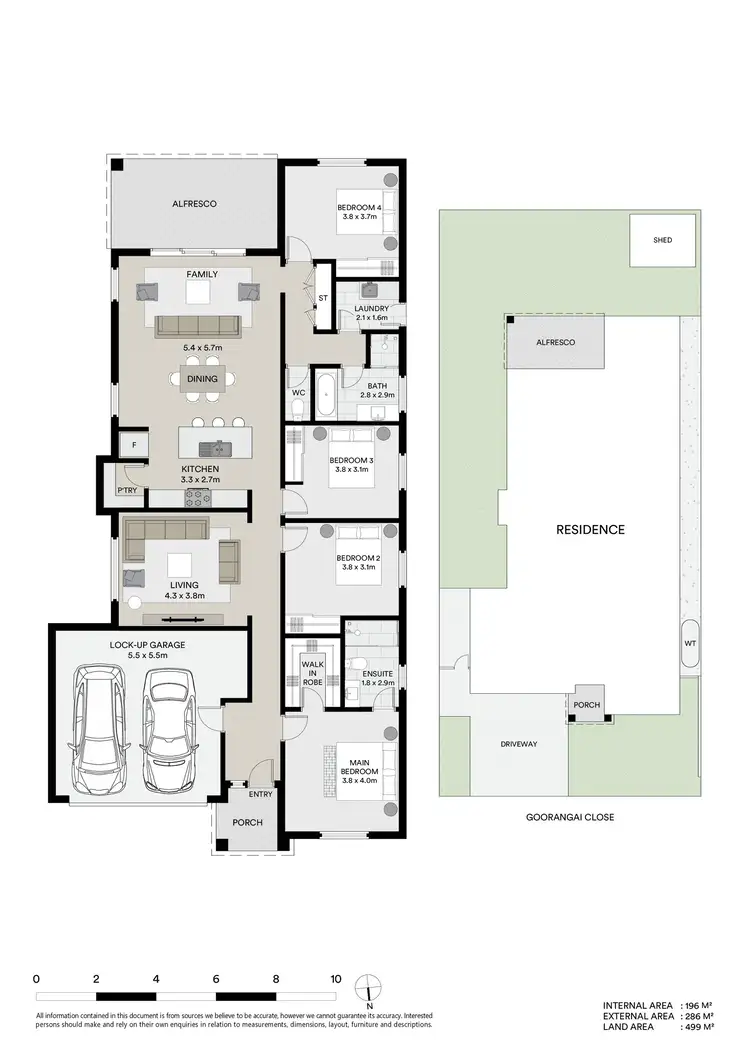 Floorplan of Homely house listing, 17 Goorangai Close, Wadalba NSW 2259