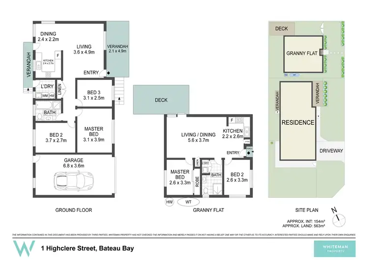 Floorplan of Homely house listing, 1 Highclere Street, Bateau Bay NSW 2261