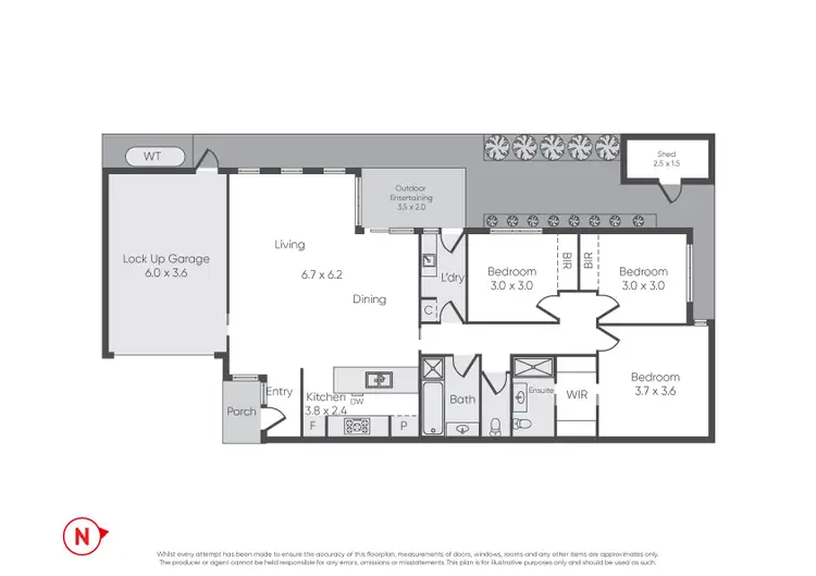 Floorplan of Homely unit listing, 4/31 Upton Street, Altona VIC 3018