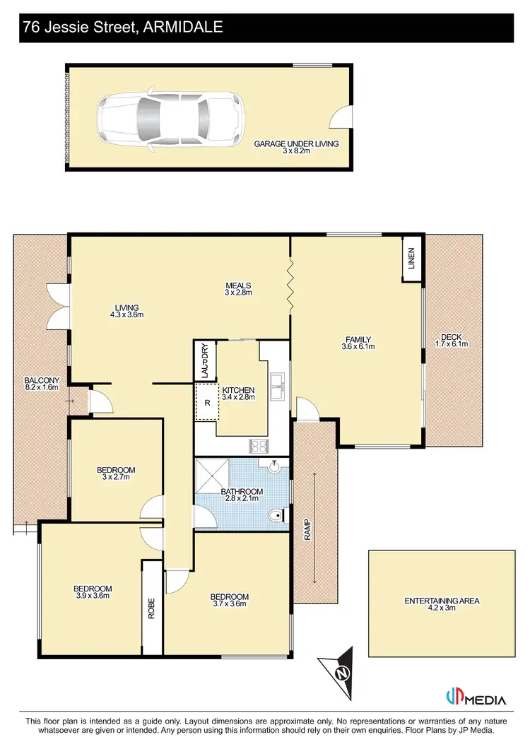 Floorplan of Homely house listing, 76 Jessie Street, Armidale NSW 2350