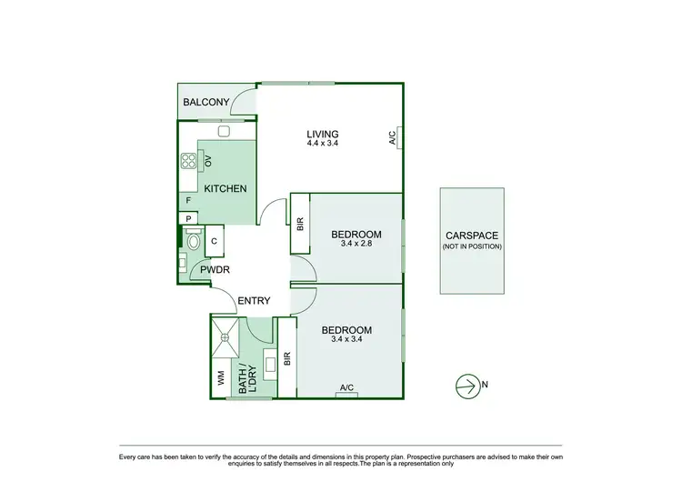 Floorplan of Homely apartment listing, 3/50 Denbigh Road, Armadale VIC 3143