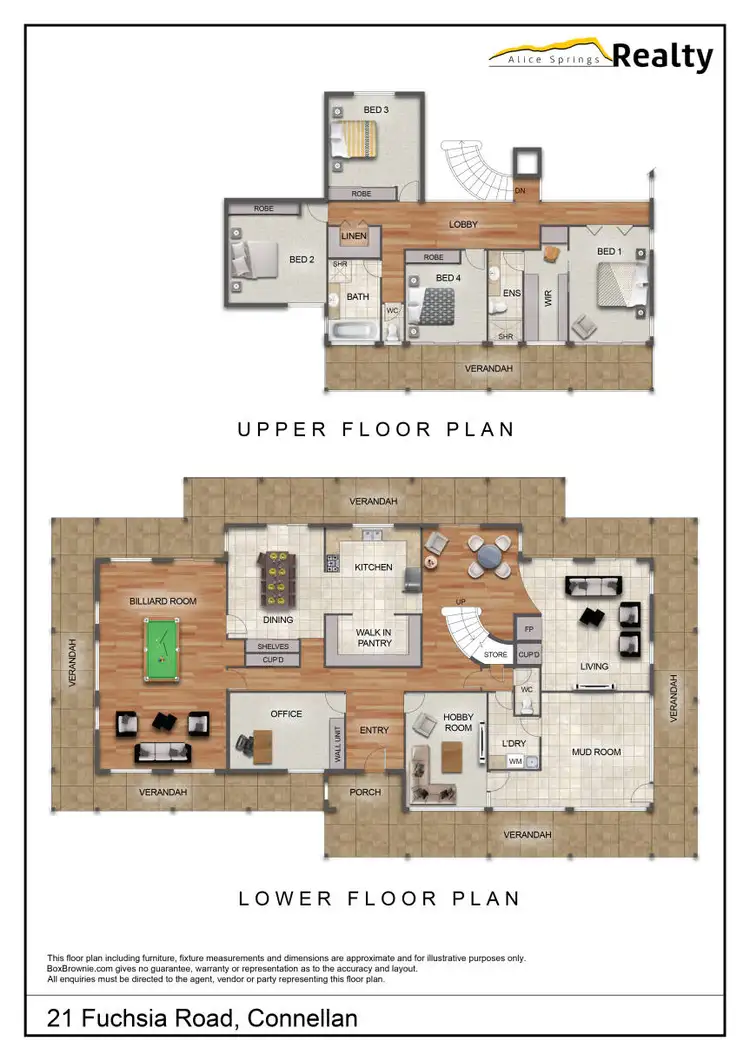 Floorplan of Homely house listing, 21 Fuchsia Road, Connellan NT 873