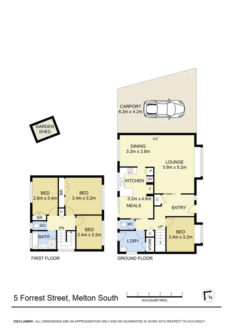 Floorplan of Homely house listing, 5 Forrest Street, Melton South VIC 3338