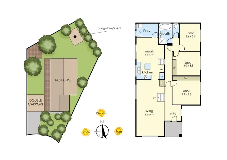 Floorplan of Homely house listing, 6 Flynn Court, Frankston VIC 3199