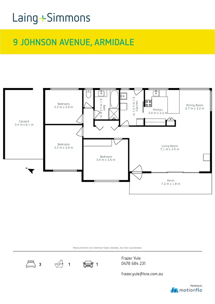 Floorplan of Homely house listing, 9 Johnson Avenue, Armidale NSW 2350