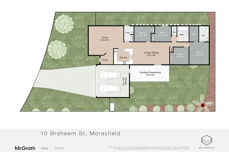 Floorplan of Homely house listing, 10 Braheem Street, Morayfield QLD 4506