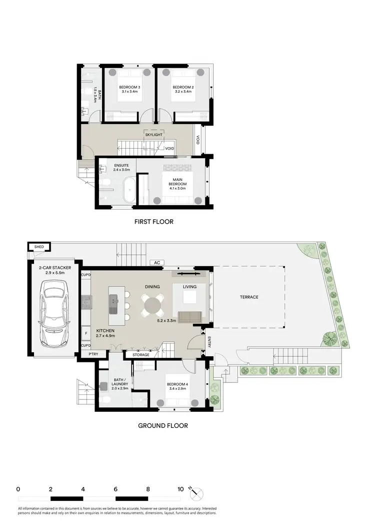 Floorplan of Homely townhouse listing, 1/23 Como Road, Oyster Bay NSW 2225