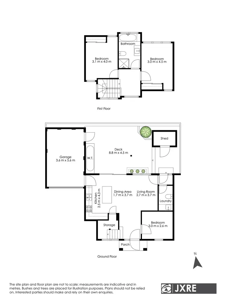 Floorplan of Homely townhouse listing, 2/9 Bevan Avenue, Clayton South VIC 3169