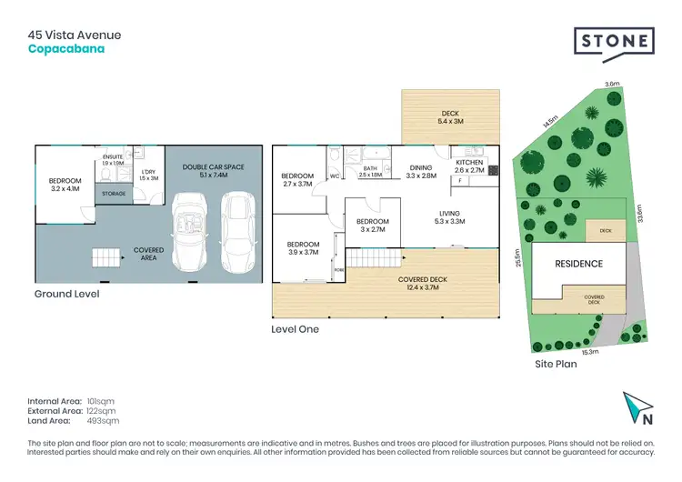 Floorplan of Homely house listing, 45 Vista Avenue, Copacabana NSW 2251