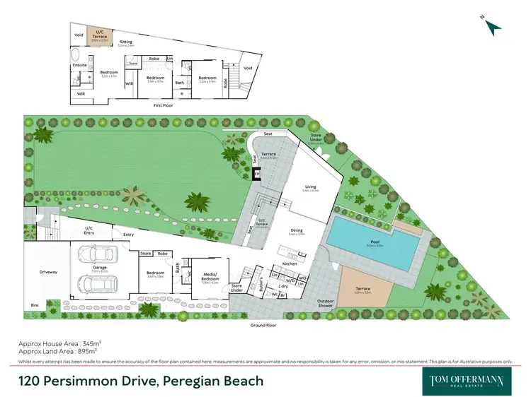 Floorplan of Homely house listing, 120 Persimmon Drive, Peregian Beach QLD 4573