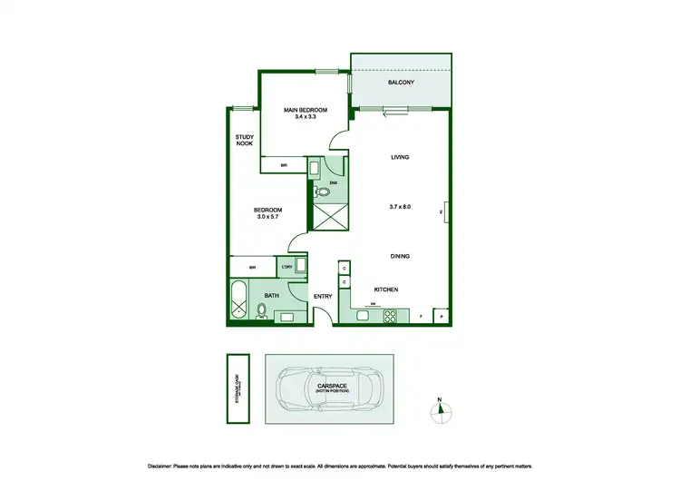 Floorplan of Homely apartment listing, G07/201 Whitehorse Road, Balwyn VIC 3103