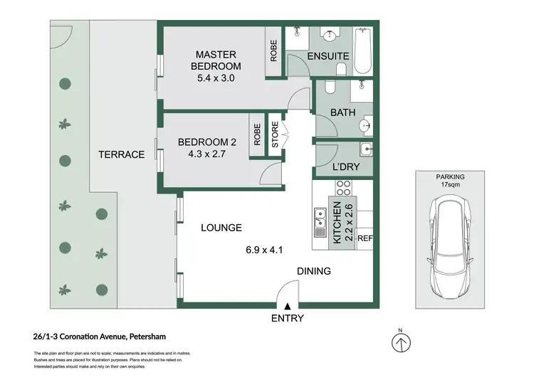 Floorplan of Homely apartment listing, 26/1-3 Coronation Avenue, Petersham NSW 2049