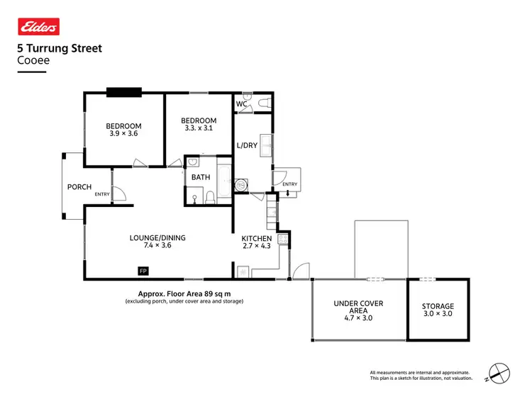Floorplan of Homely house listing, 5 Turrung Street, Cooee TAS 7320