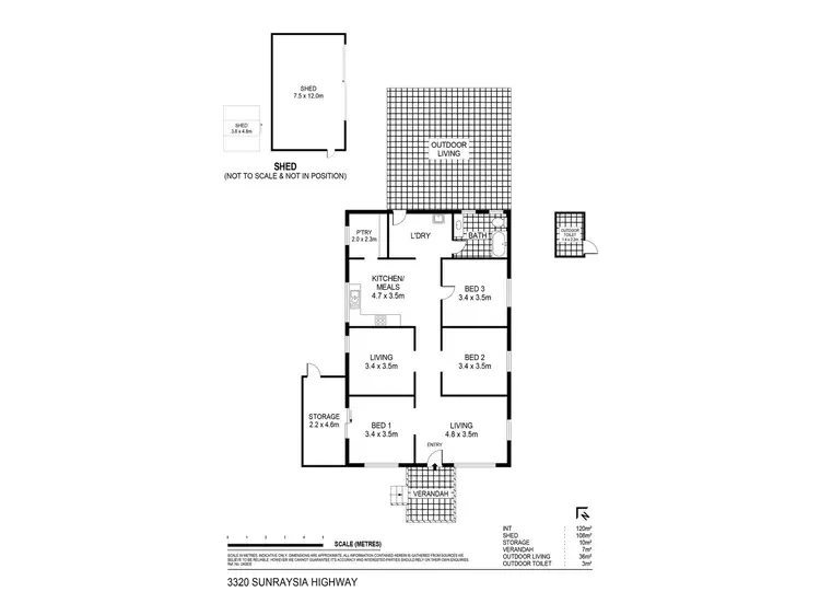 Floorplan of Homely rural property listing, 3320 Sunraysia Highway, Stuart Mill VIC 3477