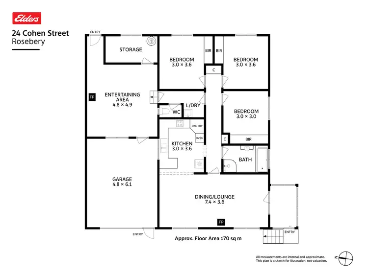 Floorplan of Homely house listing, 24 Cohen Street, Rosebery TAS 7470