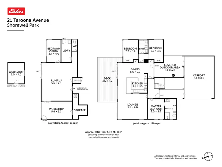 Floorplan of Homely house listing, 21 Taroona Avenue, Shorewell Park TAS 7320