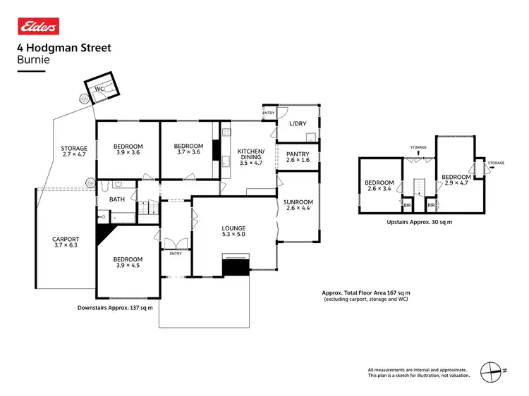Floorplan of Homely house listing, 4 Hodgman Street, Burnie TAS 7320