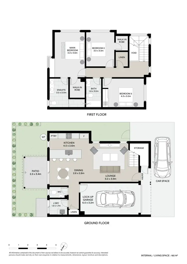 Floorplan of Homely townhouse listing, 3/11 Boat Street, Victoria Point QLD 4165