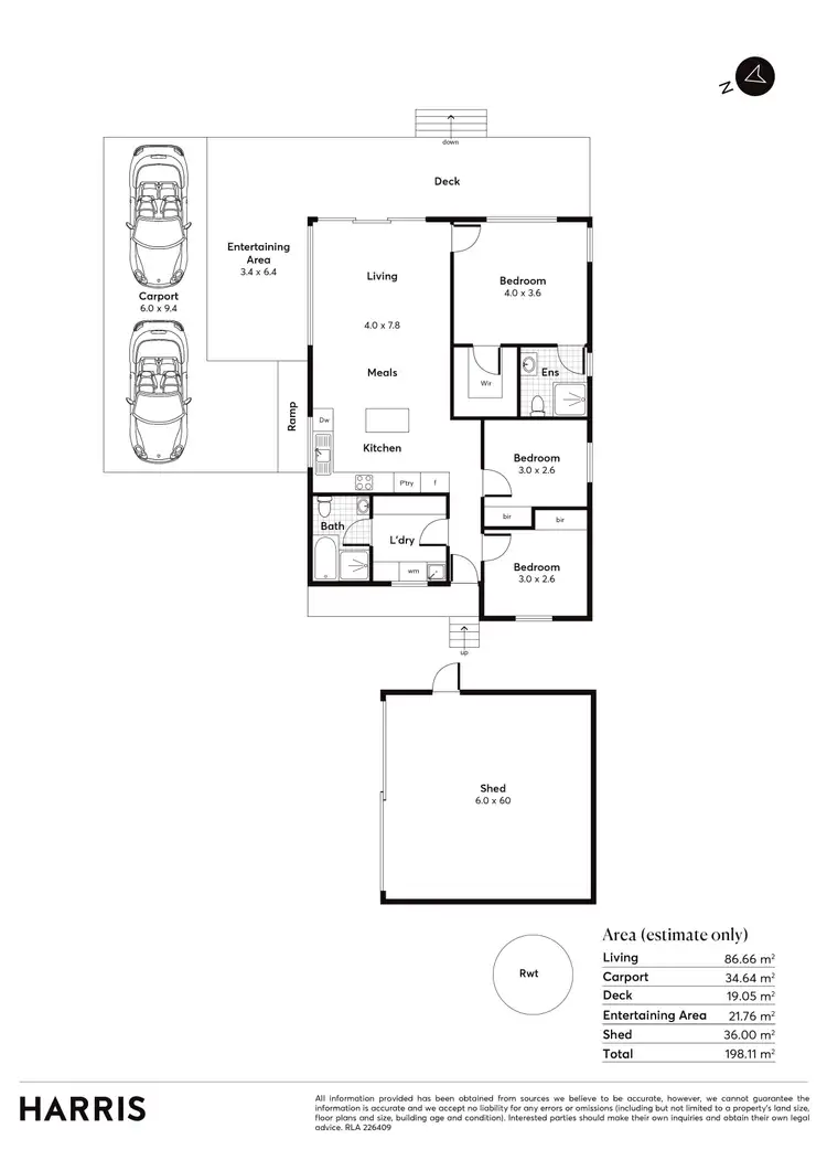 Floorplan of Homely house listing, 38 Esplanade, Wool Bay SA 5575