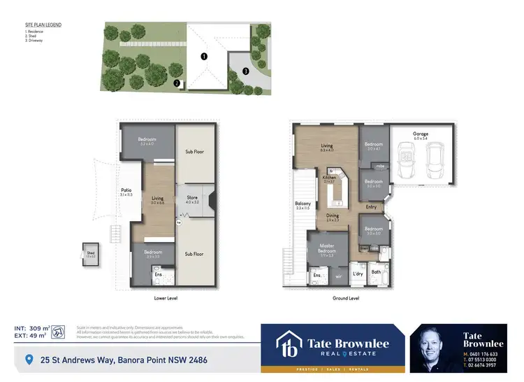 Floorplan of Homely house listing, 25 St Andrews Way, Banora Point NSW 2486