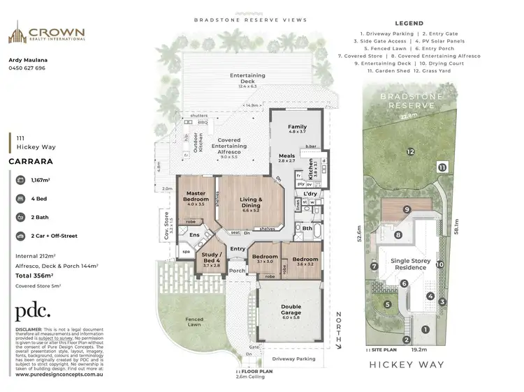 Floorplan of Homely house listing, 111 Hickey Way, Carrara QLD 4211