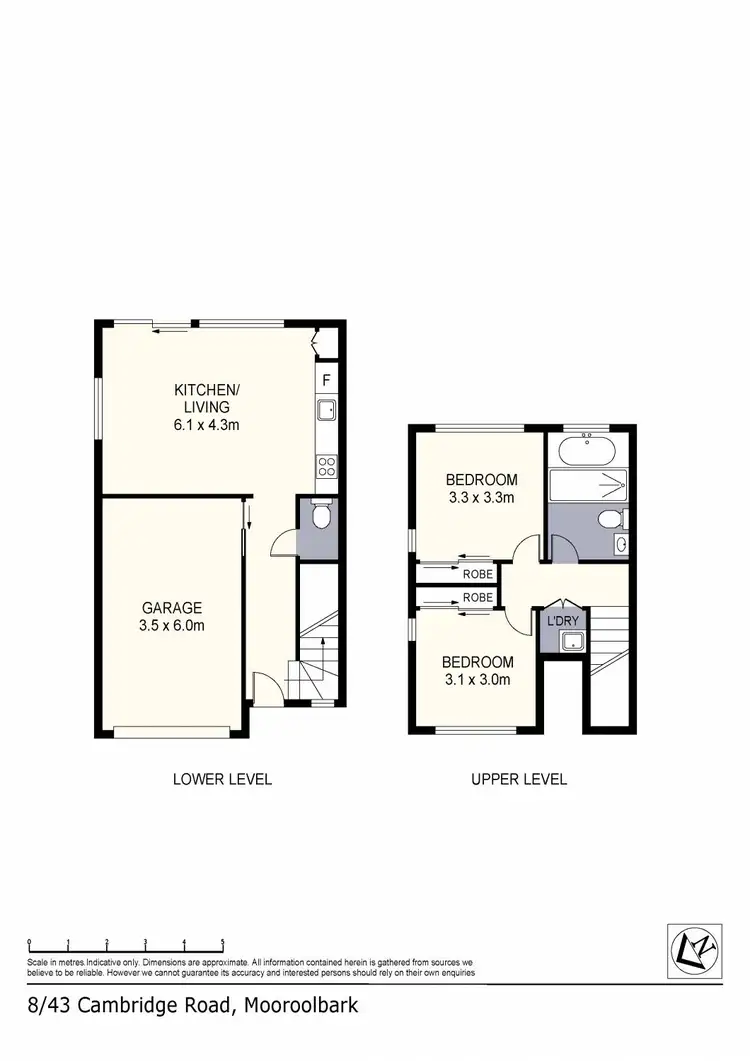 Floorplan of Homely townhouse listing, 8/43 Cambridge Road, Mooroolbark VIC 3138