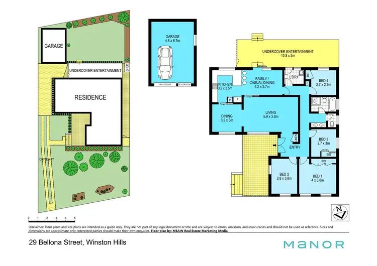 Floorplan of Homely house listing, 29 Bellona Street, Winston Hills NSW 2153