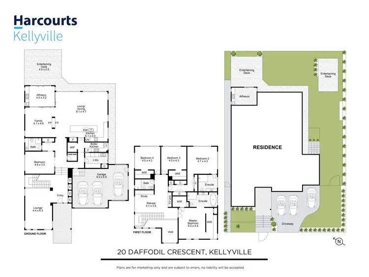 Floorplan of Homely house listing, 20 Daffodil Crescent, Kellyville NSW 2155