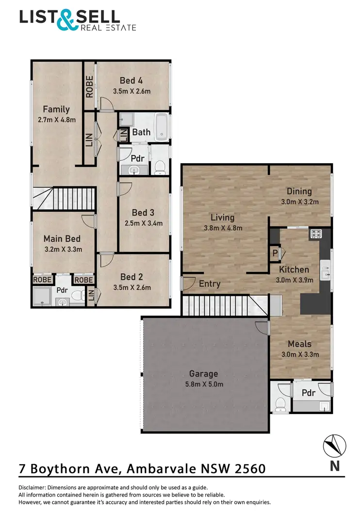 Floorplan of Homely house listing, 7 Boythorn Avenue, Ambarvale NSW 2560