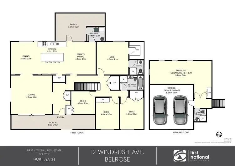 Floorplan of Homely house listing, 12 Windrush Avenue, Belrose NSW 2085