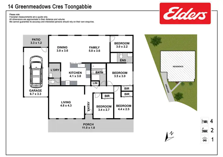 Floorplan of Homely house listing, 14 Greenmeadows Crescent, Toongabbie NSW 2146