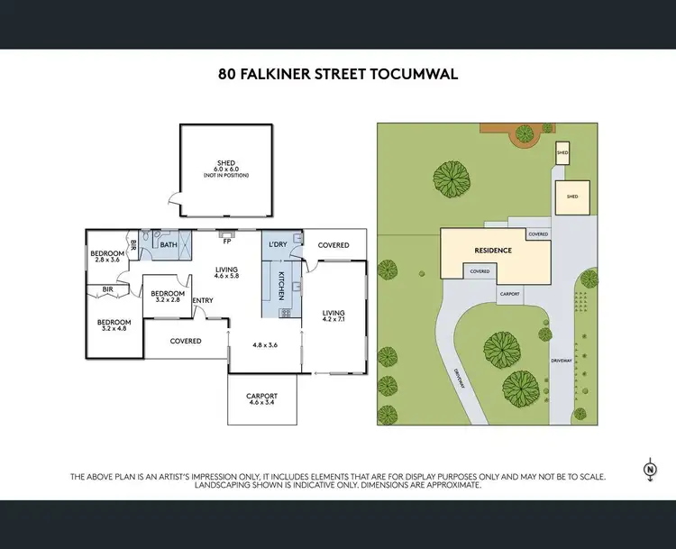 Floorplan of Homely house listing, 80 Falkiner Street, Tocumwal NSW 2714