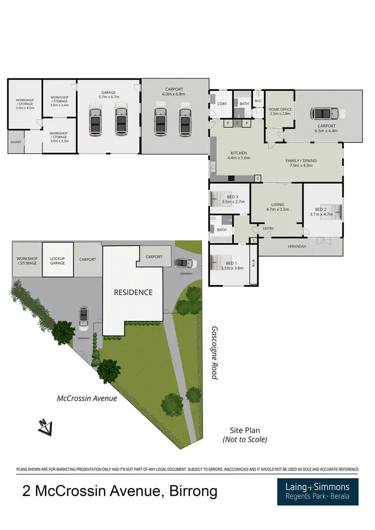 Floorplan of Homely house listing, 2 Mccrossin Avenue, Birrong NSW 2143