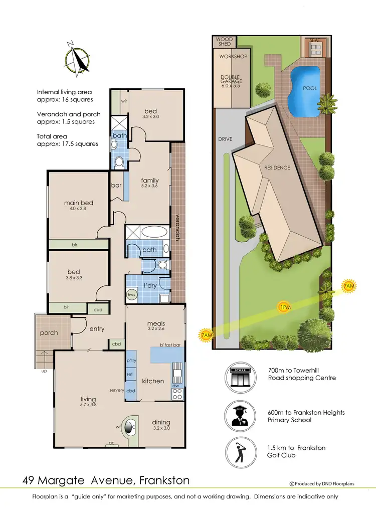Floorplan of Homely house listing, 49 Margate Avenue, Frankston VIC 3199