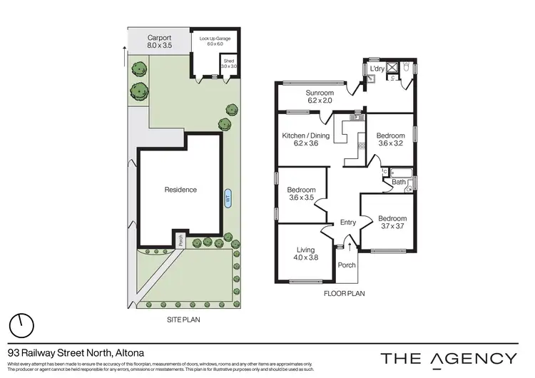 Floorplan of Homely house listing, 93 Railway Street North, Altona VIC 3018