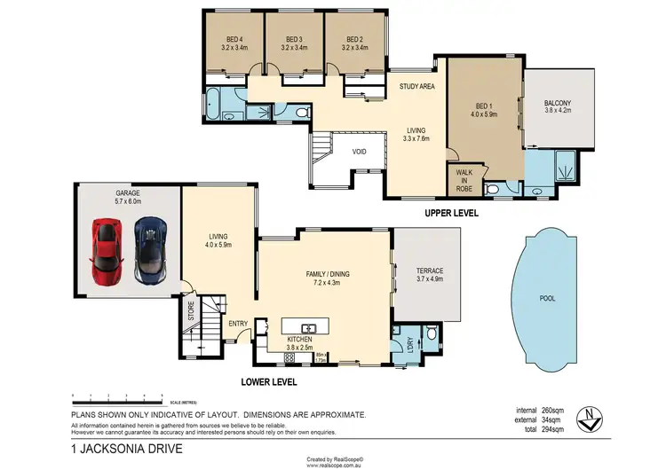 Floorplan of Homely house listing, 1 Jacksonia Drive, Seventeen Mile Rocks QLD 4073