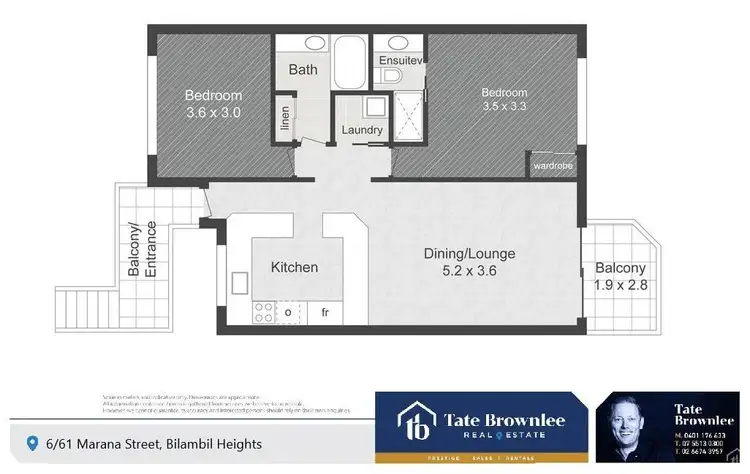 Floorplan of Homely unit listing, 6/61 Marana Street, Bilambil Heights NSW 2486