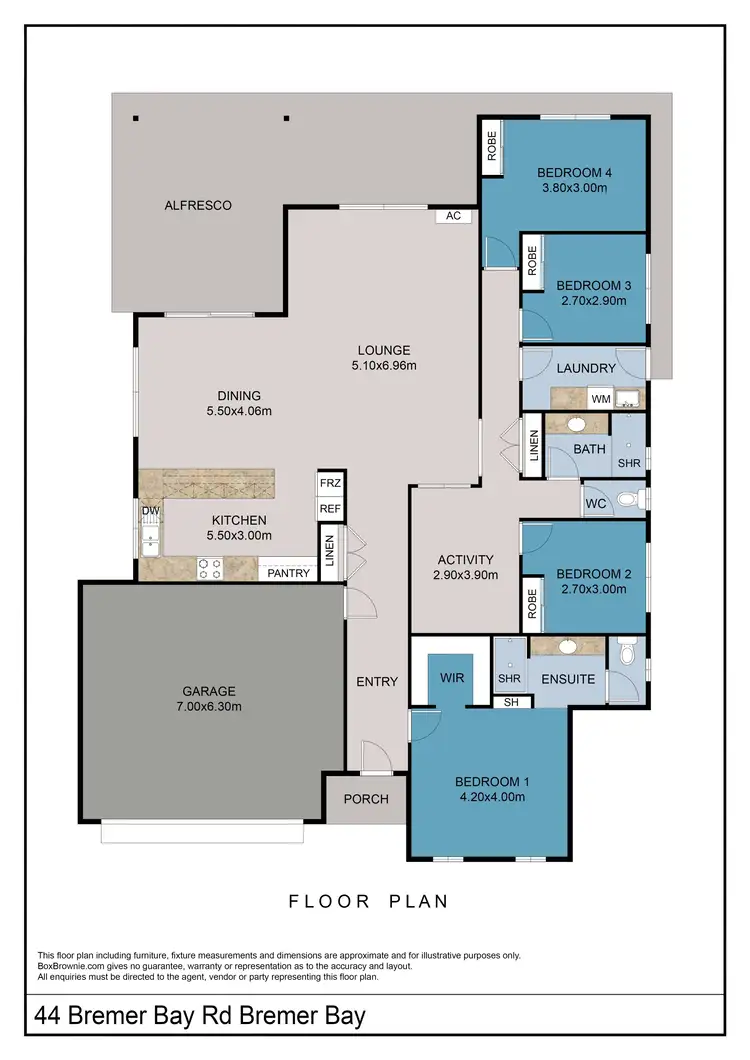 Floorplan of Homely land listing, 44 Bremer Bay Road, Bremer Bay WA 6338