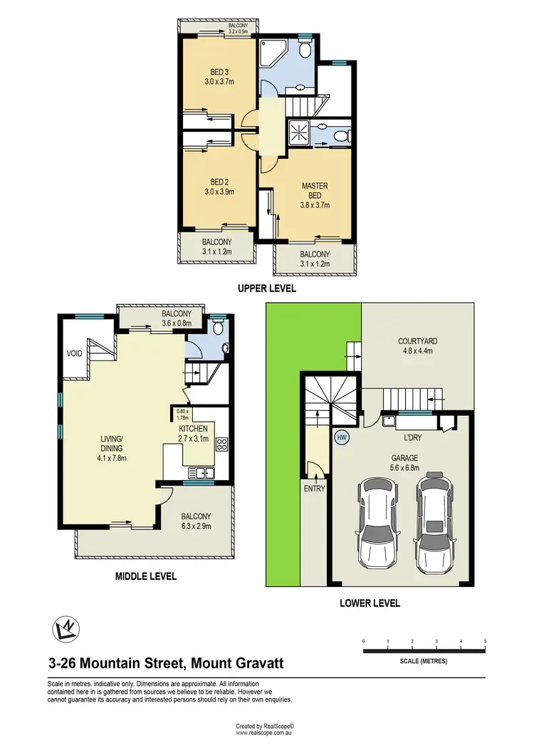 Floorplan of Homely townhouse listing, 3/26 Mountain Street, Mount Gravatt QLD 4122