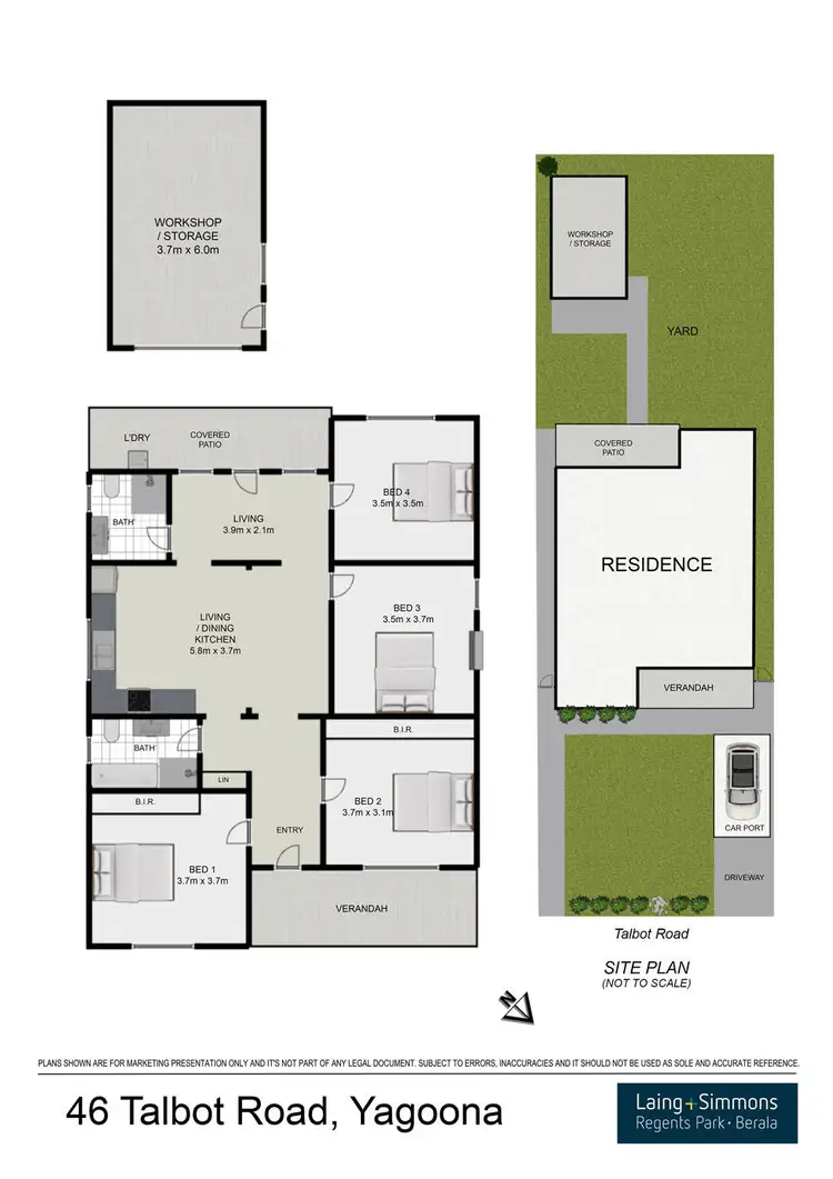 Floorplan of Homely house listing, 46 Talbot Road, Yagoona NSW 2199
