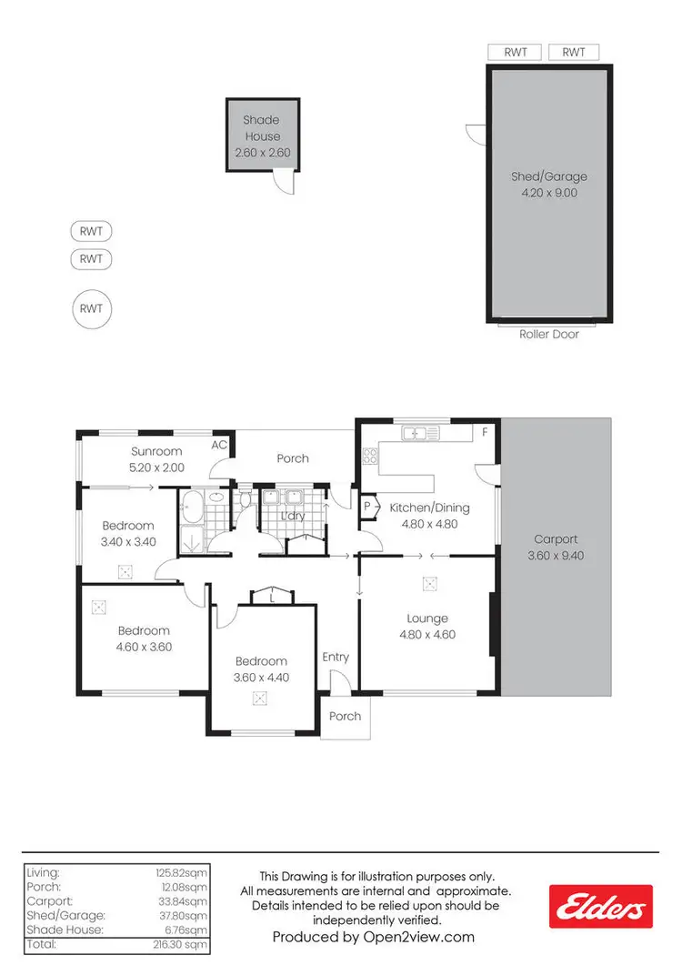 Floorplan of Homely house listing, 12 Fisher Street, Balaklava SA 5461