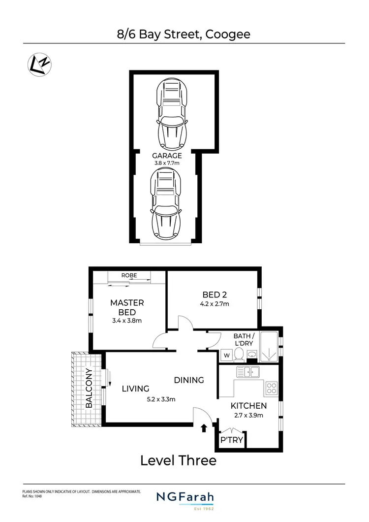 Floorplan of Homely apartment listing, 8/6-8 Bay Street, Coogee NSW 2034