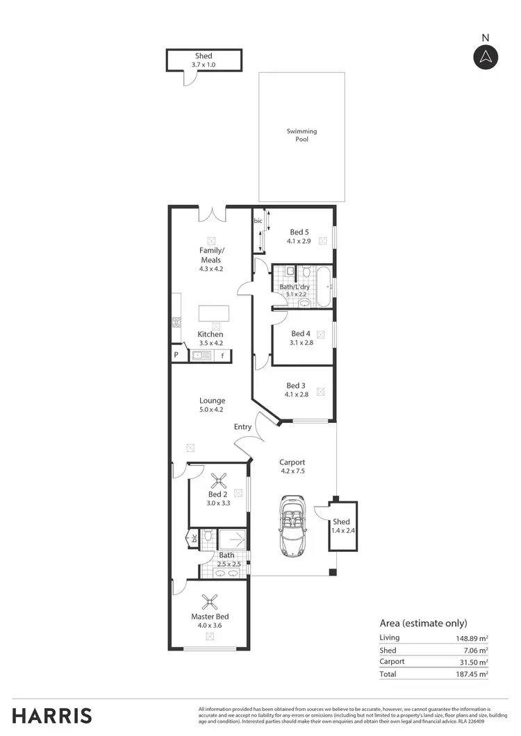 Floorplan of Homely house listing, 11B South Street, Hectorville SA 5073