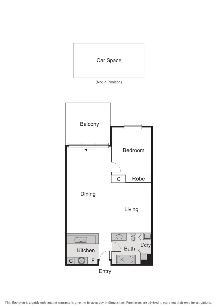 Floorplan of Homely apartment listing, 315/166 Rouse Street, Port Melbourne VIC 3207