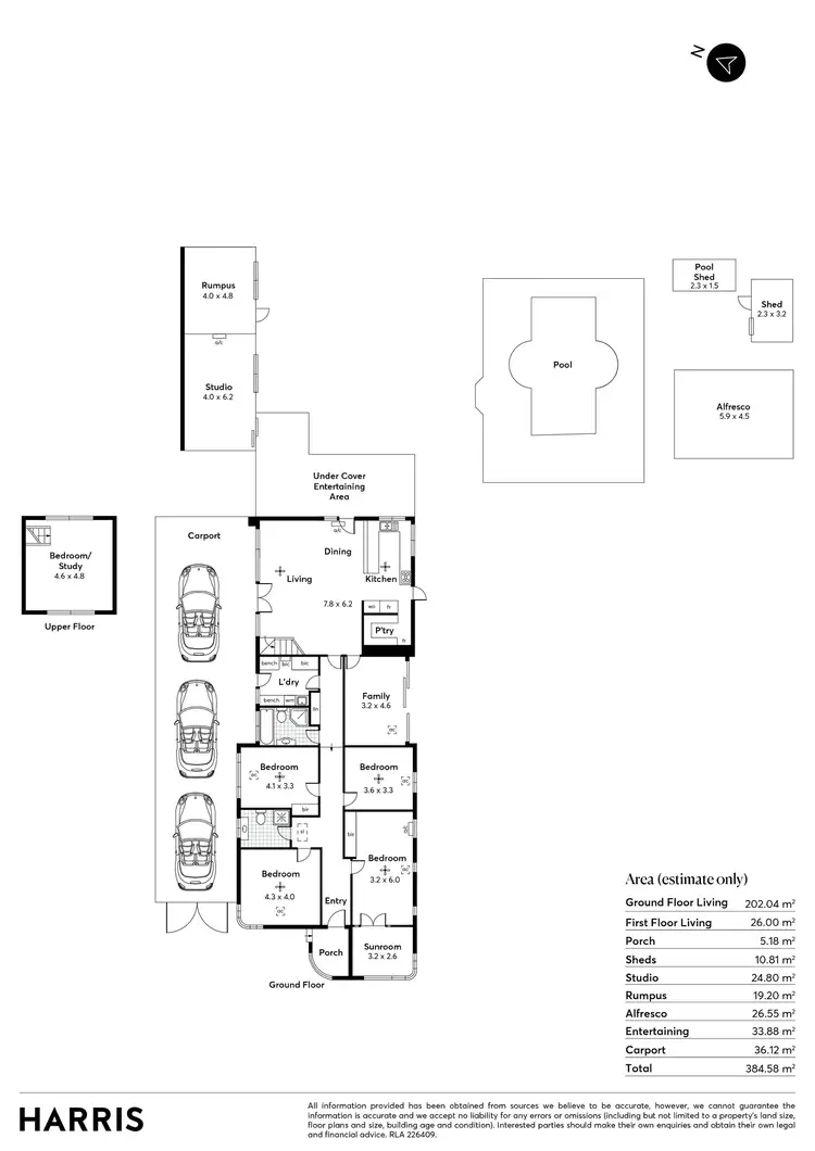 Floorplan of Homely house listing, 13 Carruth Road, Torrens Park SA 5062