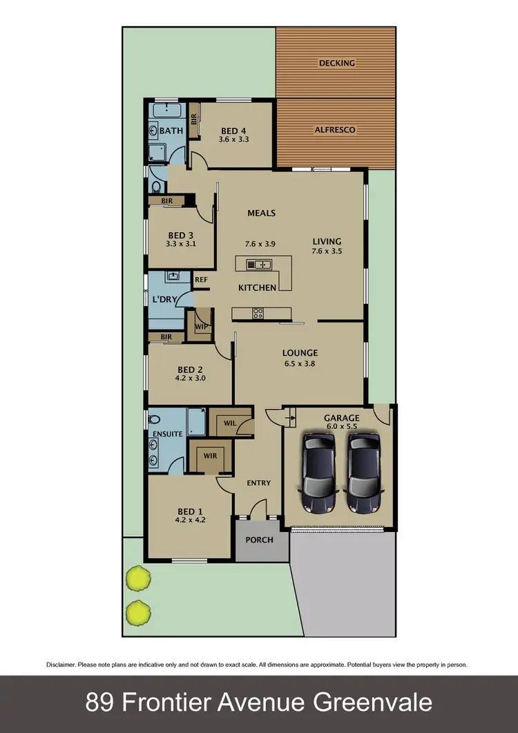 Floorplan of Homely house listing, 89 Frontier Avenue, Greenvale VIC 3059